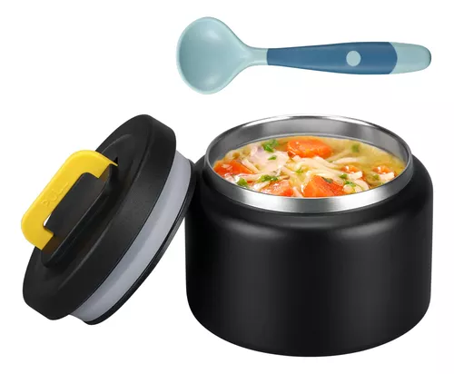 SSAWcasa Termo para alimentos, termo de sopa de 34 onzas para comida  caliente, contenedor de alimentos aislado, tarro de comida de boca ancha  con