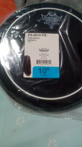 Parche Printripe Ebony 10  Es-0610-ps Remo Negro