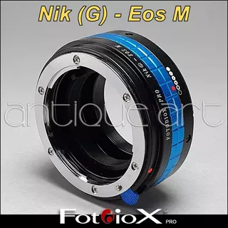 A64 Adaptador Fotodiox Pro Lens Nikon (g)-eos M Mount Canon