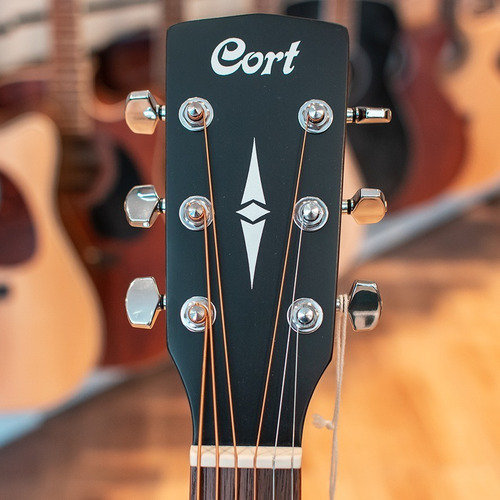Violão Cort Af510me Op Concert Elétrico Mogno + Bag