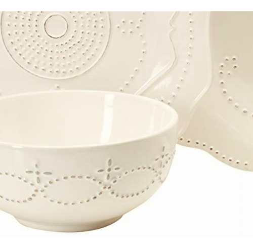 American Atelier Gabrielle 16-piece Dinnerware Set, Scallop