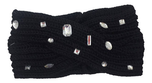 Diadema Cristales Tejida Para Invierno Dama Mayoreo 12pzs
