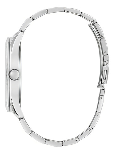 Reloj Guess Gw0626g1 Dex Hombre Acero Inoxidable Plateado Bisel Plateado Fondo Azul