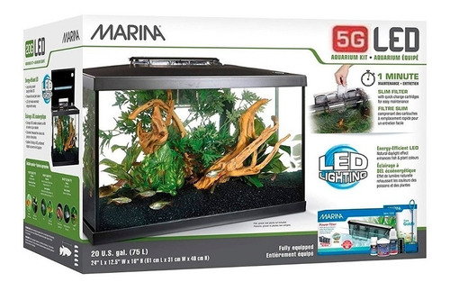 Kit Pecera  Marina Deluxe 5g 19l Acuario