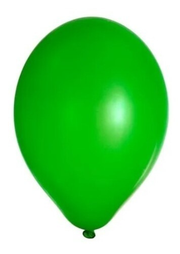 Kit 100 Balão Bexiga N° 7  Verde Escuro Látex