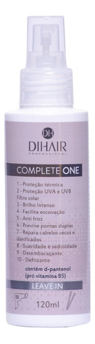 Leave-in Protetor Térmico Complete One  120ml- Dihair