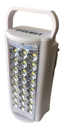 Luz de emergencia Efolight EL-1018L LED con batería recargable 110V/240V blanco