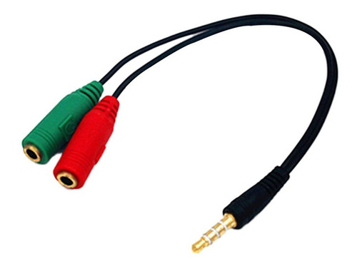 Divisor Microfono Audifono Adaptador 3.5 Mm Audio Ps4 Pc