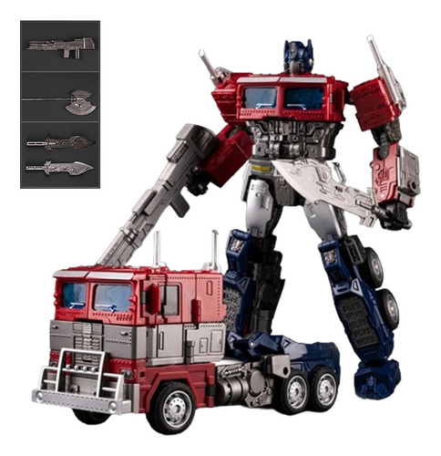 . Transformers 7 Optimus Prime Camiones Deformable Miniatura