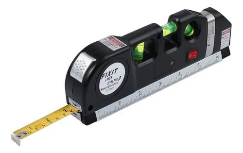 Nivel Láser Profesional 6 En 1 3 Modos Cinta Métrica 2,5mts