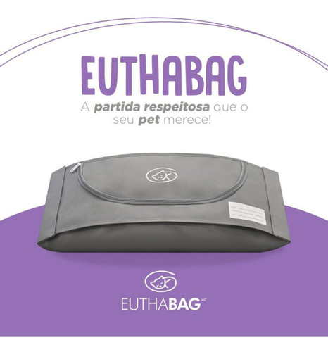 Bolsa Funerária Biodegradável P/ Cães Grande Euthabag Brasil