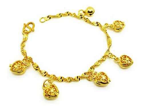 Brazalete - Brazalete - Encantadores Corazones 23k 24k Taila