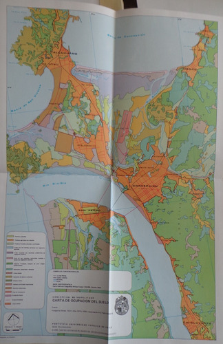Concepción Cartografía Mapas 1977 Biobio Planos (Usado)