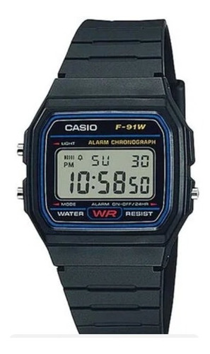 Reloj Casio Unisex F-91w-1dg