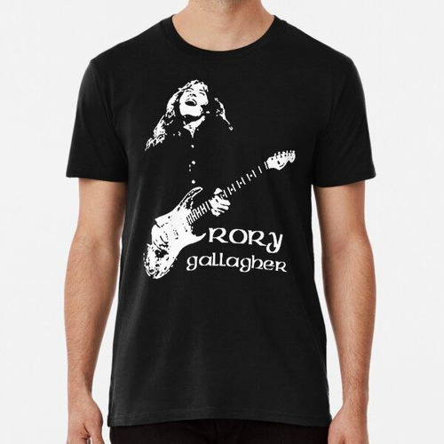 Remera Rock Blues Guitar Player Gallagher - Arte De Rock Clá