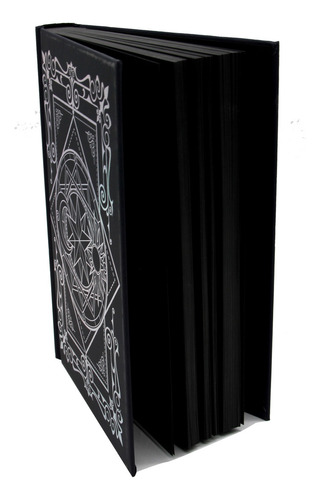Libreta Cuaderno Francesa Hoja Negra Pasta Dura Encuadernado Negro