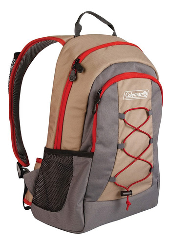 Mochila Hielera Coleman Suave 28 Latas Hombros Color Gris