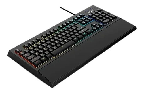 Teclado Gamer Acer Okb930 Rgb Efecto Iluminación Dinámica Bg Color del teclado Negro