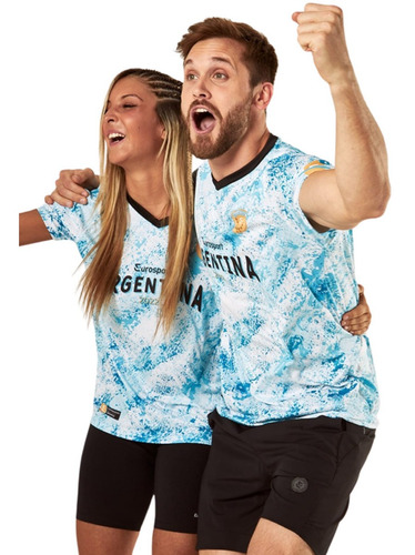 Remera Deportiva Argentina 2022 Unisex Eurosport Sgind