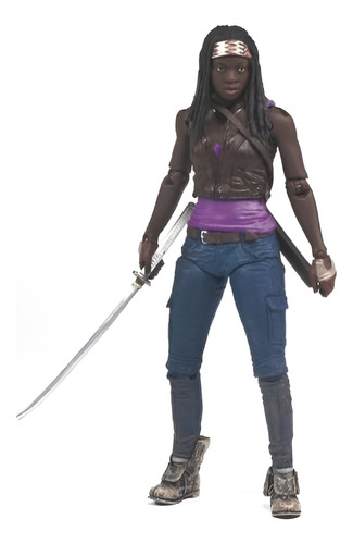 Muñeco Accion Mcfarlane 13cm 14340 The Walking Dead Michonne