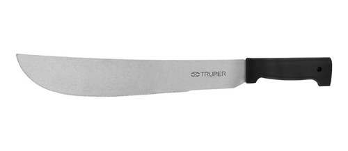 Machete Estándar 16 Cacha Negra Inyectada, Truper. 15864