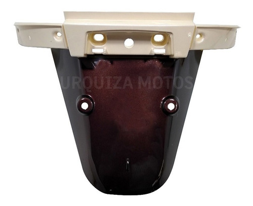 Guardabarro Porta Patente Trasero Marron Styler Exclusive Z3