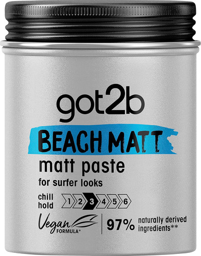 Got2b - Beach Matte (efeito Seco) Paste Surfer Look 100 G