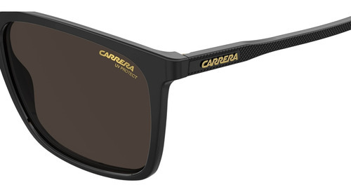 Óculos De Sol Masculino Carrera 259/s 80770 55 Cor Preto Cor da armação Preto Cor da haste Preto Cor da lente Marrom Desenho Quadrado