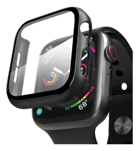 Malla Silicona Smartwatch + Protector Reforzado Antigolpes Ancho De La Malla 2 Cm Color Blanco