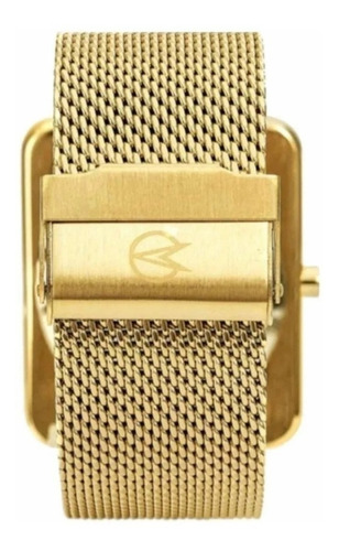 Relógio Feminino Champion Digital Quadrado Dourado Original