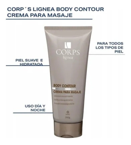 Crema Para Masajes, Corps Body Contour 200 Gr.