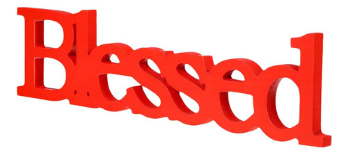 De Mesa De Letras Bendecidas Decoración De Pie Decoración