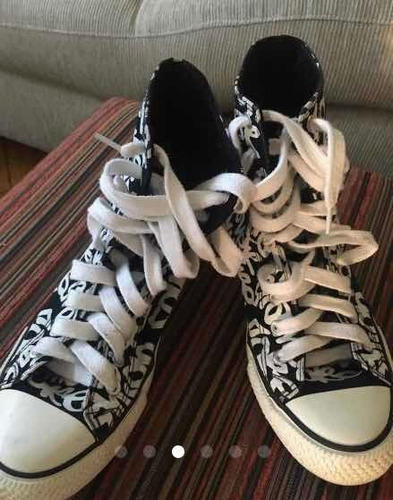 Botitas Forever Negras 39 Tipo Converse