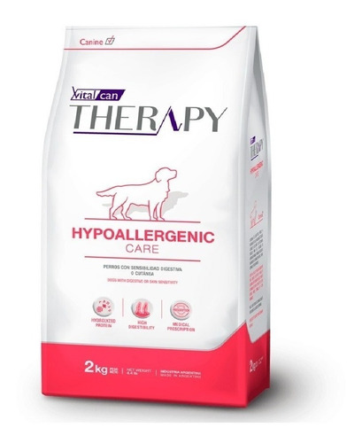 Alimento Vitalcan Therapy Hypoallergenic Care para perro todos los tamaños sabor mix en bolsa de 2 kg