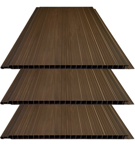 Kit 5 Caixas Com 30 M² Forro De Pvc Plus 8mm X 20cm X 3,00m