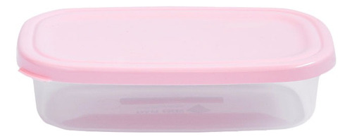 Hermetico Amelia Mediano De Plastico Con Tapa 600cc Deses Color Rosa