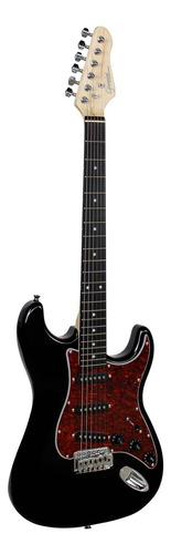 Guitarra Giannini Strato 3 Singles G-100 Black / Tortoise