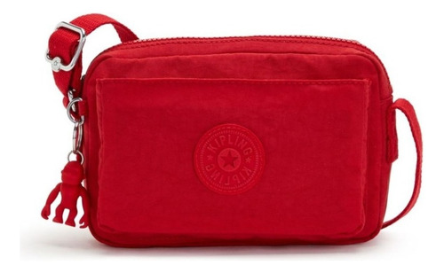 Bolsa Linda Feminina Pequena Transversal Abanu Kipling Cor Vermelho