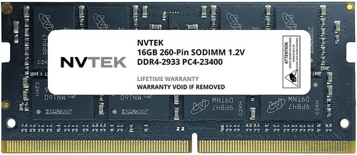 Memoria Ram 16gb 1x16gb Ddr4 2933 Mhz Sodimm Nvtek