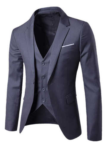 Blazer De Hombre  Casual Slim Fit Abrigo Para Hombre