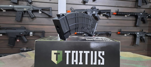 Imagem 2 de 3 de Airsoft Magazine Mid Cap Ak-47 Taitus 110rounds