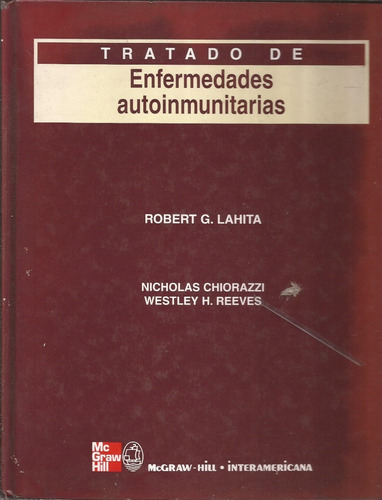 Tratados De Enfermedades Autoinmunitarias Robert G Lahita