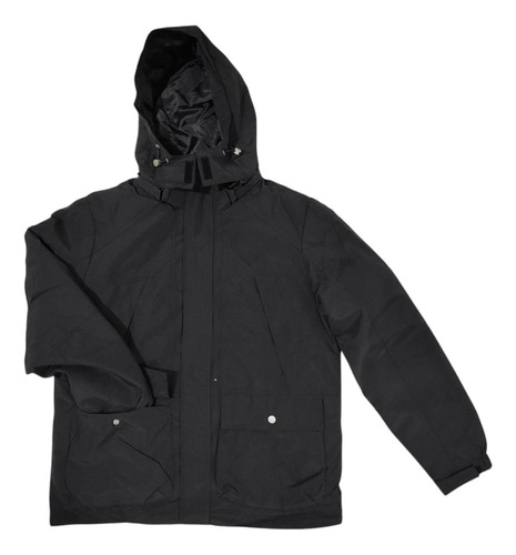 Campera De Abrigo 2 En 1 Desmontable Con Capucha .