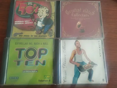 Pack 4 Cds Musica De Los 50 Y 60 | Cuotas sin interés