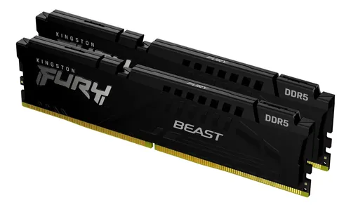 KINGSTON DDR5-6000 32GB(2x16GB) メモリ Memória Kingston Fury Beast 32 Gb (2x16 Gb) 6000 Mt/s Ddr5 C