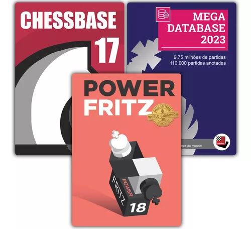 Kit Chessbase 17 + Power Fritz 18 E Mega Database 2023