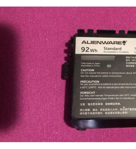 Bateria Dell Alienware 15 R2 Usada