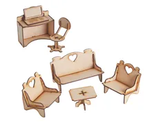 Comprar Muebles Casita De Muñecas Grandes! Combo Living Completo!
