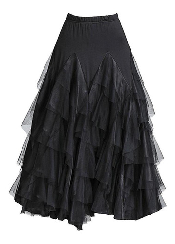 Falda De Flamenco Ballroom Waltz Ropa De Baile Trajes