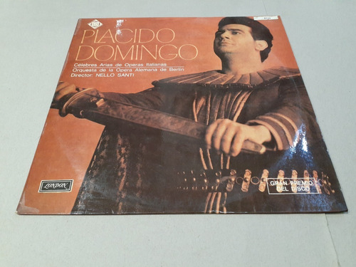 Célebres Arias De Óperas Italianas, Plácido Domingo Lp 9/10